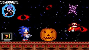 Having fun with Debug Mode in Sonic Halloween
