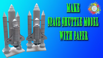 Make Space Shuttle model with paper