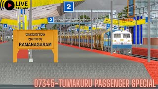 PART-3 || 07345-TUMAKURU PASSENGER SPECIAL || #msts #trainz #indianrailways #mpyt #mstsindianrailway