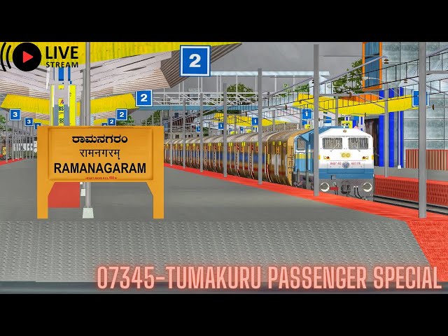 PART-3 || 07345-TUMAKURU PASSENGER SPECIAL || #msts #trainz #indianrailways #mpyt #mstsindianrailway class=