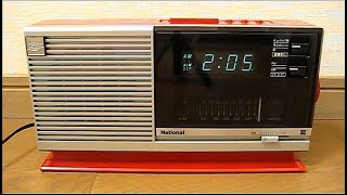 松下電器産業 ナショナル RC-206 FM・AMクロックラジオ 山陽コカ