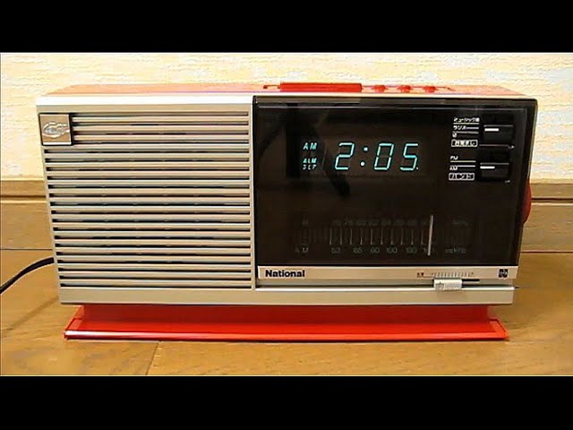 松下電器産業 ナショナル RC-206 FM・AMクロックラジオ 山陽コカ