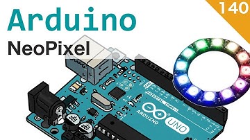 Controllare una striscia di LED Neopixel con Arduino - #140