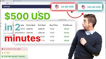 $500 IN 2 MINUTES USING DIGIT MATCH BOT | NEVER LOSS DERIV/BINARY BOT