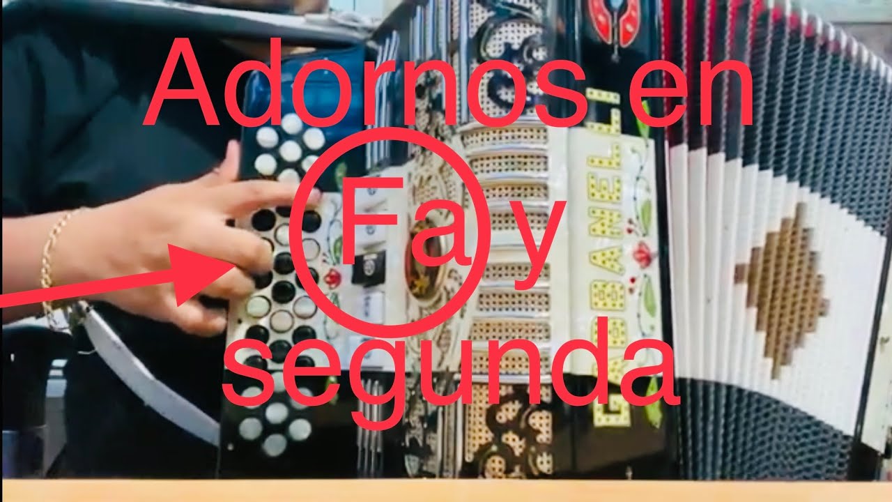 Adornos para Acordeon primera y segunda  | Tono de Fa 2020