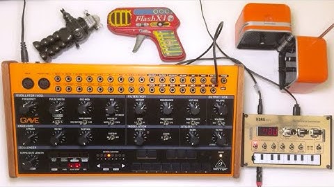 FLASH X-1 - improvisation with Korg NTS-1 and Behringer Crave by D.U.O. (Digital Unit Operated)