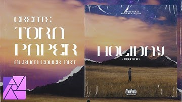 How to Create a Torn Paper Style Album Cover Art - Tutorial Affinity Photo 2020