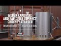 Weber rapidfire and rapidfire compact chimney starters  effortless ignition of charcoal briquettes