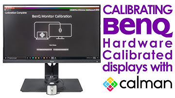 HOW TO Calibrate BenQ Hardware Calibrated Displays with Calman and should you?