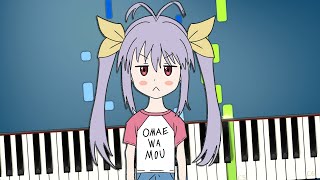 Omae Wa Mou Shindeiru Meme Song (Lil Boom - Already Dead) Piano Cover (Sheet Music + midi) Synthesia