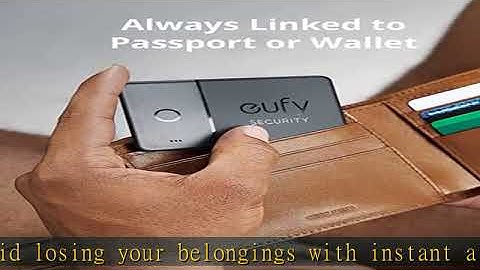 eufy Security SmartTrack Card (Black, 1-Pack), Works with Apple Find My (iOS Only), Wallet Tracker,