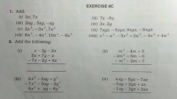 RS Aggarwal math class 6 exercise 8C ।। Class 6 exercise 8C RS Aggarwal math solution । Algebra