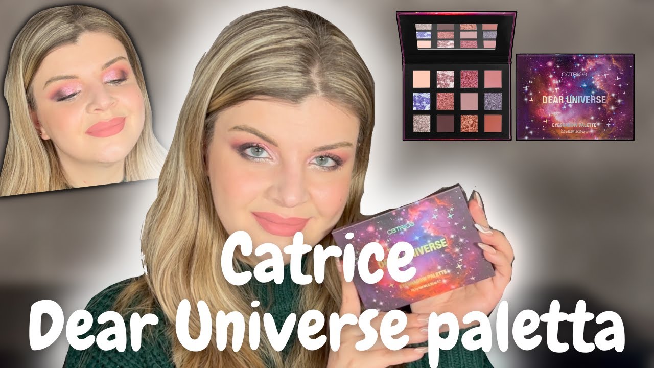 smink, | | Swatch, DEAR Paletta CATRICE ÚJ UNIVERSE teszt YouTube - Fejes Réka