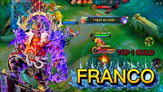 Franco MLBB Guide 2026: Best Build, Emblem & Hook|| dream to reach Top Rank~Mlbb