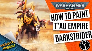 Speed Painting Tau Empire Darkstrider From Warhammer 40K