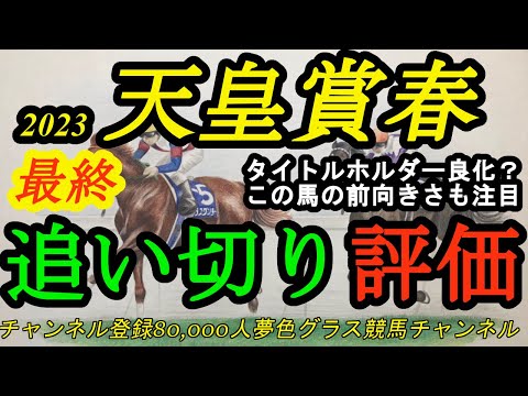 【最終追い切り評価】2023天皇賞春全頭！タイトルホルダーは前走より上昇できるのか？この馬の前向きさに注目！道悪、重馬場が良さそうなのは？