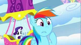 Rainbow Dash has something to say
And Spitfire cant get a word in. Rainbow Dash has something to say