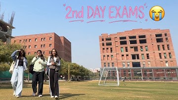 Day 80 at JECRC | 2nd Day of Semester Exams 😭📚 #raghavvlogs