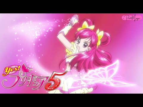 Yes! Precure 5 GoGo! All Transformations & Attacks 