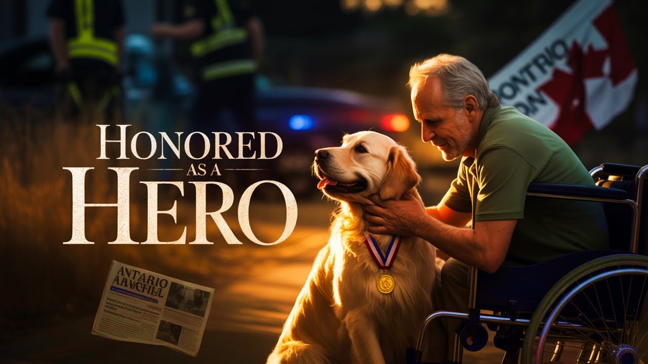 Ontario Dog Saves Owner’s Life — Now He’s Being Honored as a Hero