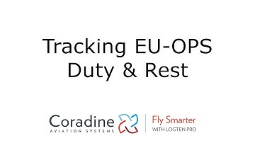 LogTen Pro: Tracking EU-OPS Regulations