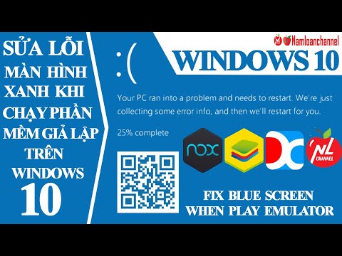 Sửa lỗi màn hình xanh khi chạy phần mềm giả lập Android và IOS trên windows 10 Xem ngay video Sửa lỗi màn hình xanh khi chạy phần mềm giả lập Android … 21 Th8
