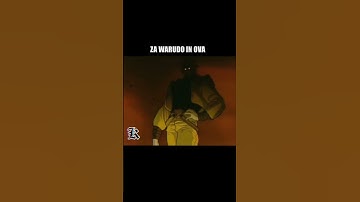TIME STOP IN OVA #jojosbizzareadventure #shorts #jojo #jotaro #dio #ova #zawarudo