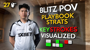 🔥BLITZ POV in INFERNO! (KEYSTROKES VISUALIZED) - FACEIT GAMEPLAY | CS2 POV