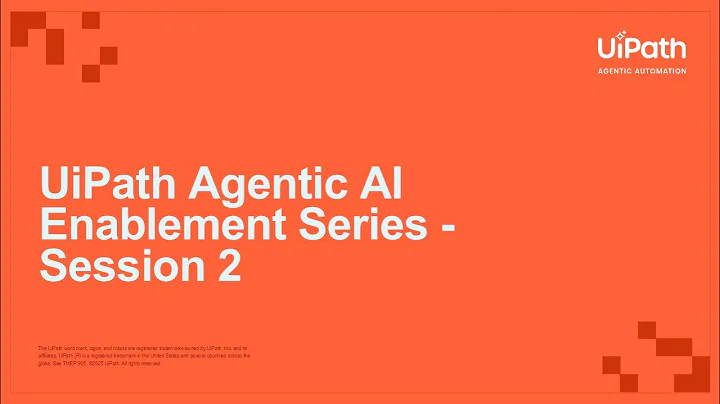 Upskill to Agentic Automation: UiPath Autopilot™ in Action