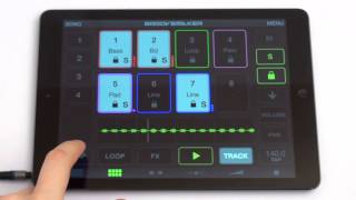 GrooveMaker 2 loop remixing app for iPad - Remixing Reinvented - Overview screenshot 4