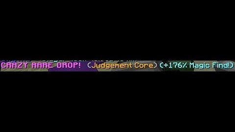 [Hypixel Skyblock] Judgement Core Drop #1