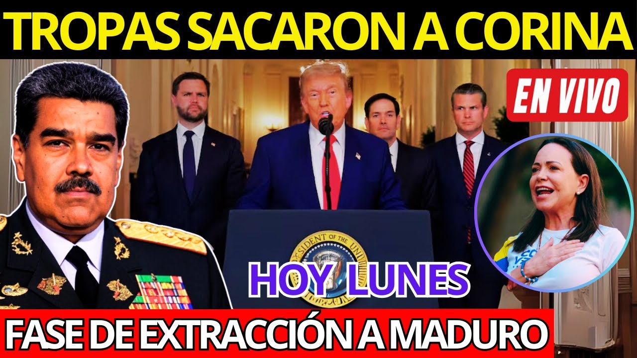 ¡ÚLTIMA HORA! TRUMP ORDENA EXTRACCIÓN INMEDIATA DE MADURO Y PONE EN MARCHA LA TRANSICIÓN
