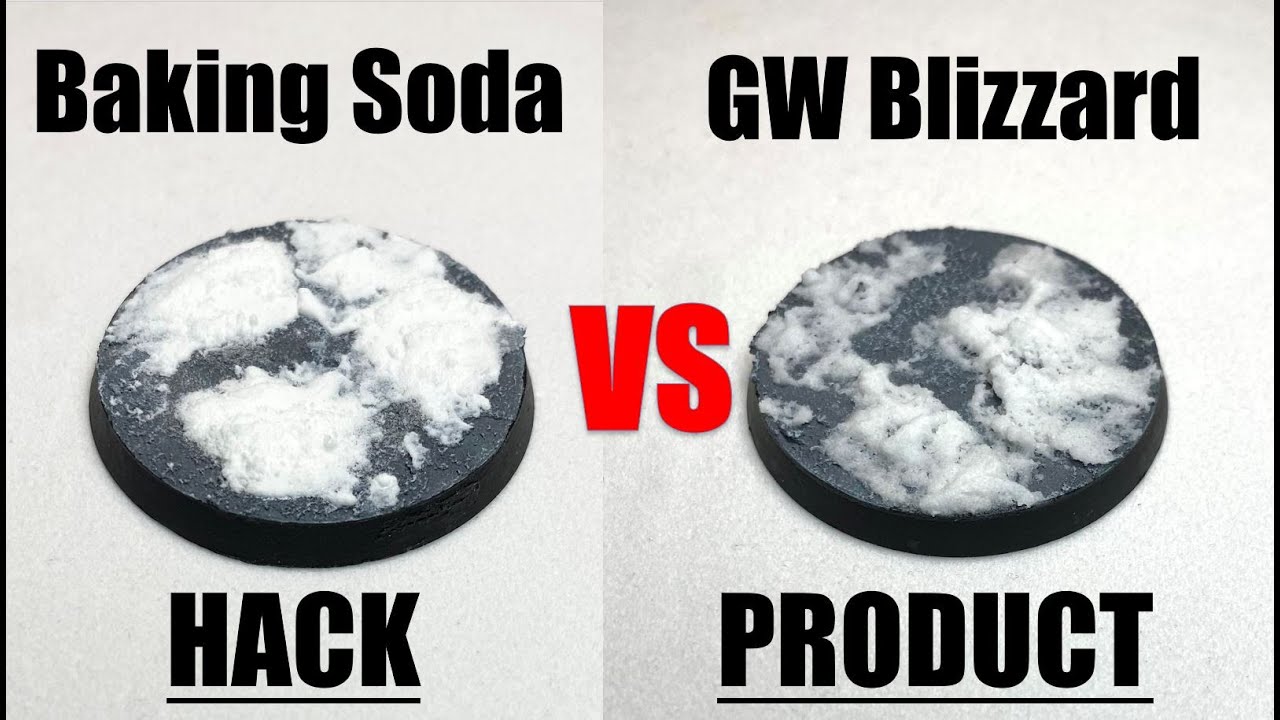 How To Paint Snow Base Hack! - Did He Just Use Baking Soda?! - Youtube