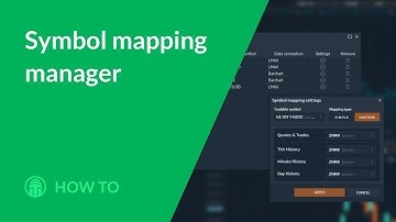 Symbols Mapping Manager. How to combine two connections?