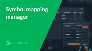 Symbols Mapping Manager. How to combine two connections?