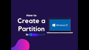 How to create disk partitions on windows 10