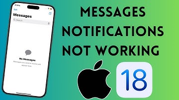 How to Fix Messages Notifications Not Working Issue on iPhone After iOS 18 Update | 2024