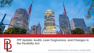 Butzel Long Webinar: PPP Loan Forgiveness June 1 2020