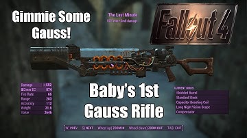 Fallout 4 Tips - Getting Your First Gauss Rifle