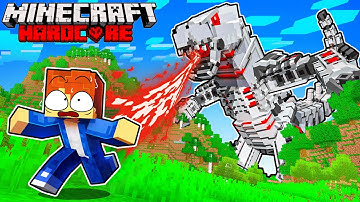 I Got Hunted by MECHA GODZILLA in Minecraft
