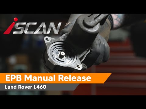Land Rover L460 Electronic Parking Brake EPB Manual Release | Frozen Brake Caliper Releasing