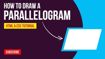 How to Make a Parallelogram Using HTML & CSS | How to Create a Parallelogram Shape Using HTML & CSS