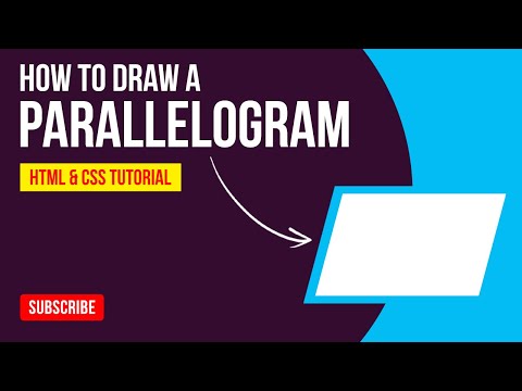 How to Make a Parallelogram Using HTML & CSS | How to Create a Parallelogram Shape Using HTML & CSS