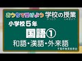 『チバテレの学習支援番組』小学５年生国語①（千葉市教育委員会）（2020.5.19放送）【チバテレ公式】