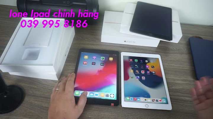 So sánh ipad air 1 và ipad air 2