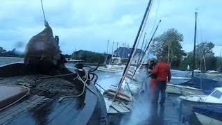 Storm op de Kagerplassen