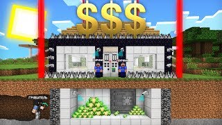 КАК ЗАЩИТИТЬ БАНК ОТ ГРАБИТЕЛЕЙ В МАЙНКРАФТ 100% ТРОЛЛИНГ ЛОВУШКА MINECRAFT КОМПОТ