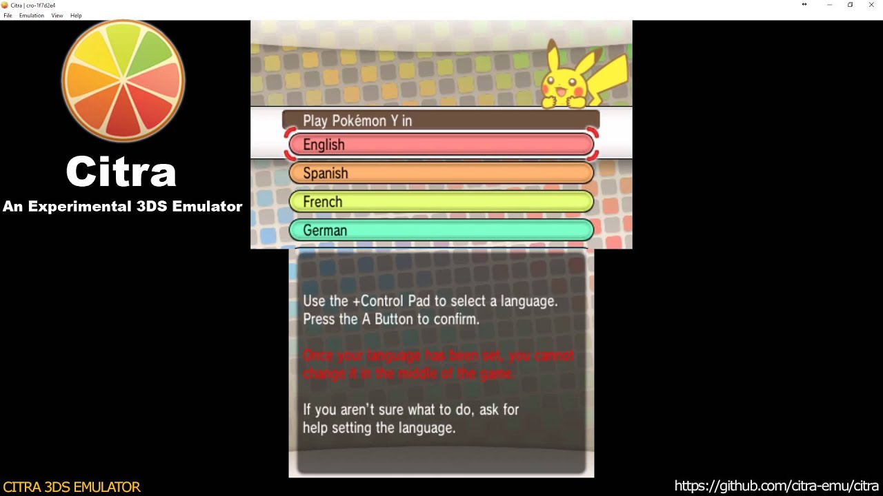 Citra 3DS Emulator - Pokémon X / Y and next pokémon games are booting