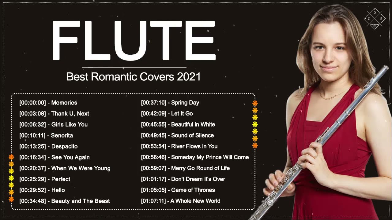 Top 20 New Flute Covers Popular Songs 2021 🍀 Best Instrumental Flute Cover Music 2021