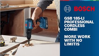 Bosch GSB 185 - LI Professional Cordless Combi